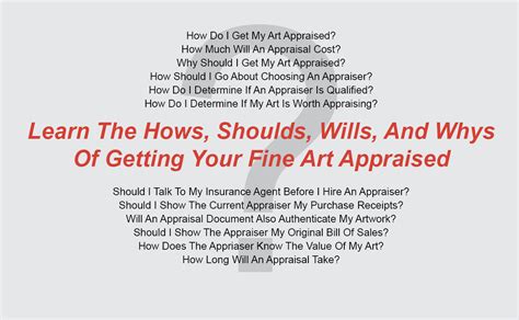 how to get a painting appraised: the art of persuasion in the appraisal process